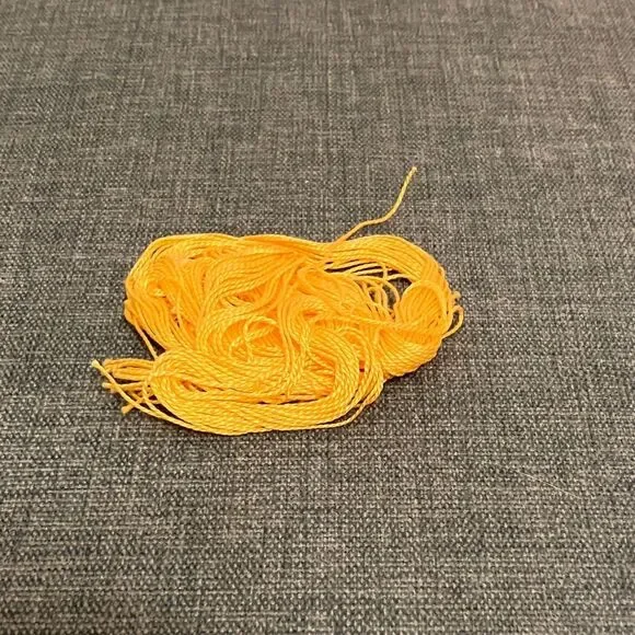 Yellow Needlepoint Thread Yarn