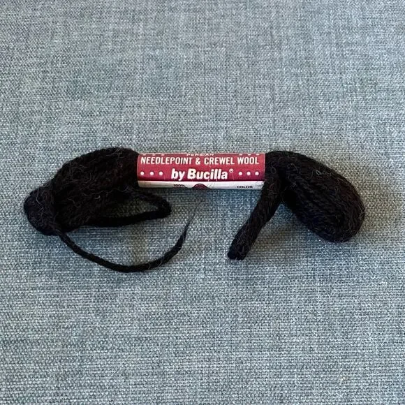 Black Needlepoint Thread Yarn