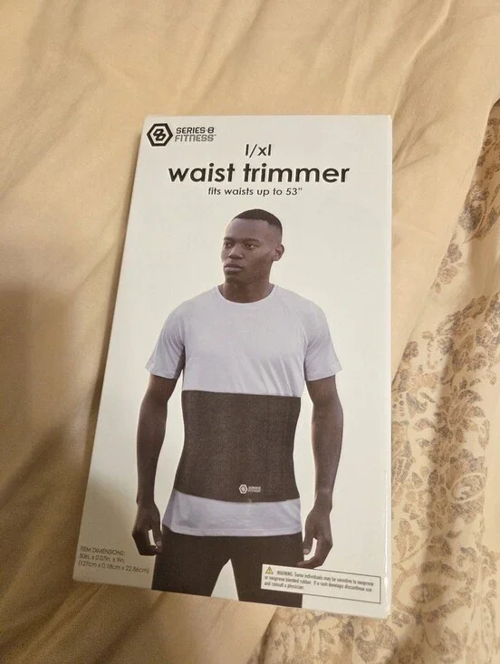 Series 8 Fitness Black Waist Trimmer (L/XL) NIB