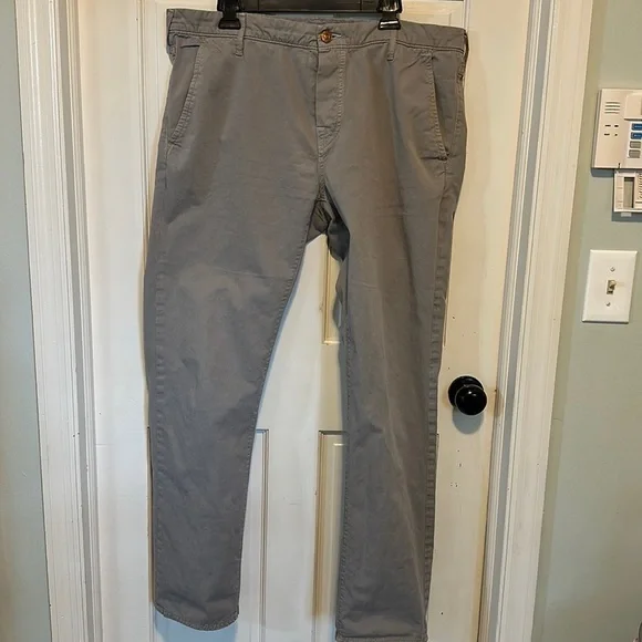 TRUE RELIGION Rocco Tailored‎ overdye Twill pants / jeans Gray Size 38