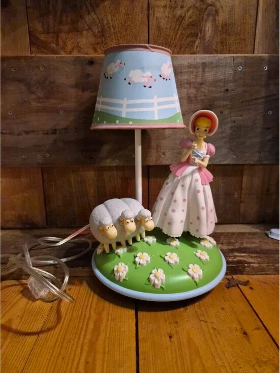 Disney Toy Story Bo Peep Table Lamp with Sheep Shade, 2019 Broken Needs Repairs