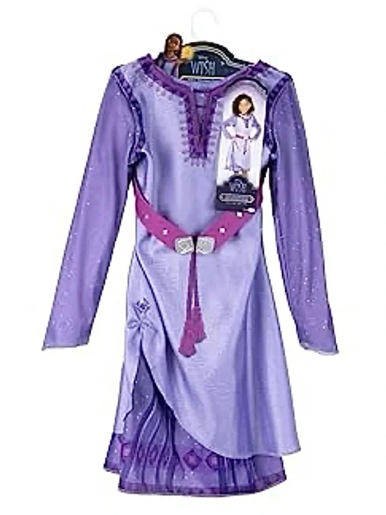 🆕- Disney's Wish-Asha Dress Authentic Movie Licensed Costume Sizes 4-6X