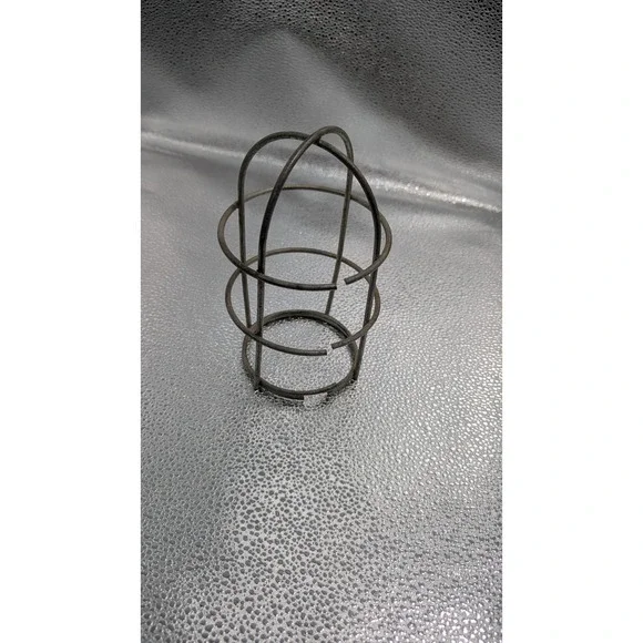 Hubbell VFB-15 Industrial Vapor Tight Pendant Light Cage Globe Steampunk Vintage