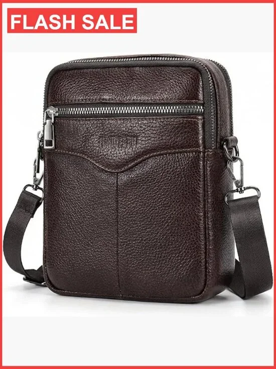 Vegan Leather Crossbody Messenger Bag Travel Satchel