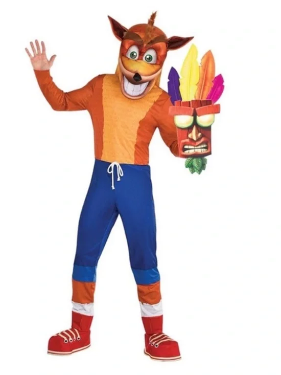 Kids Costume - Orange Masked Jumpsuit (X-Small)