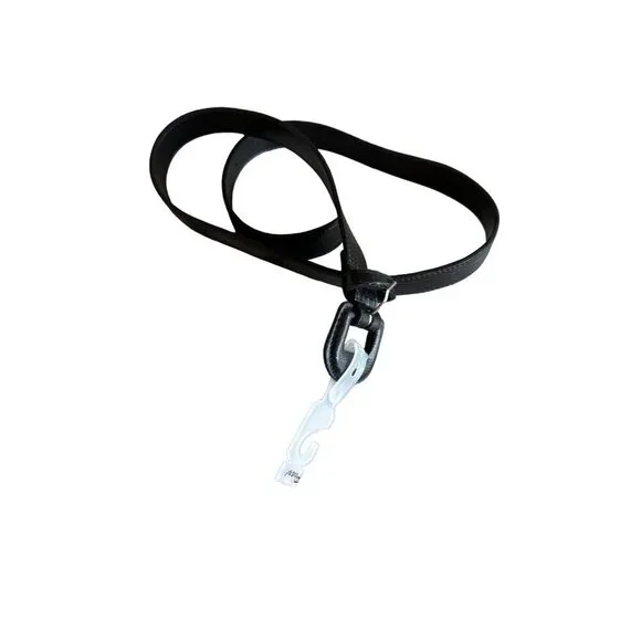 Accessories by Pearl Belt Black Croc Embossed‎ Leather Covered Buckle Slim Large
