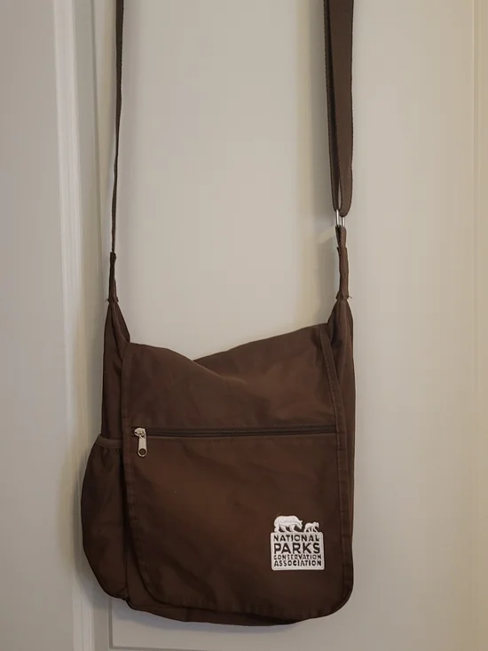 National Parks Brown Crossbody Shoulder Bag