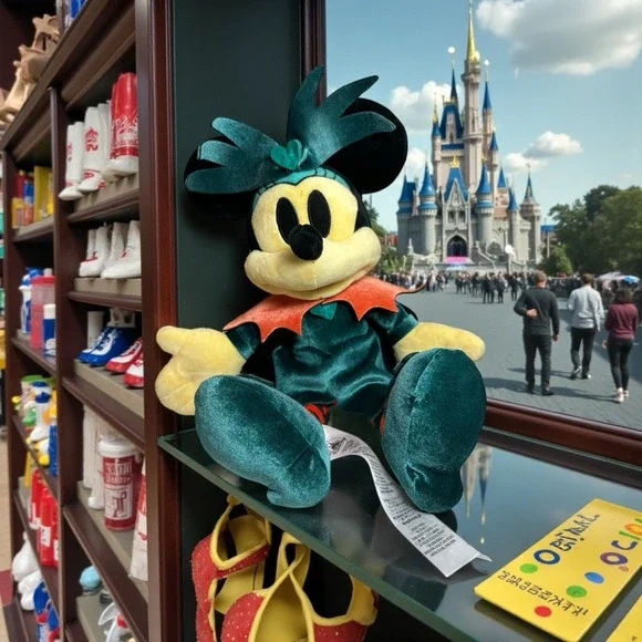 Disney Happy Halloween Minnie Mouse Witch Plush Disney Parks From‎ Disney Store