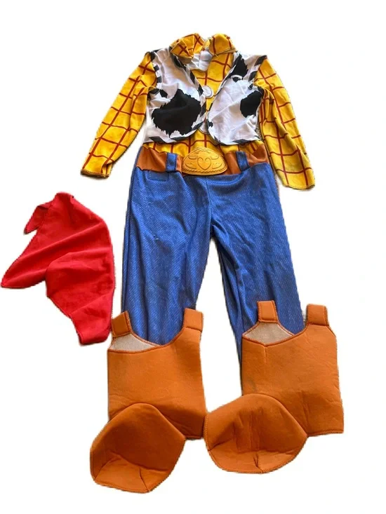 Disney Woody Costume Halloween 3T 4T World Land Cruise Toy Story Cowboy