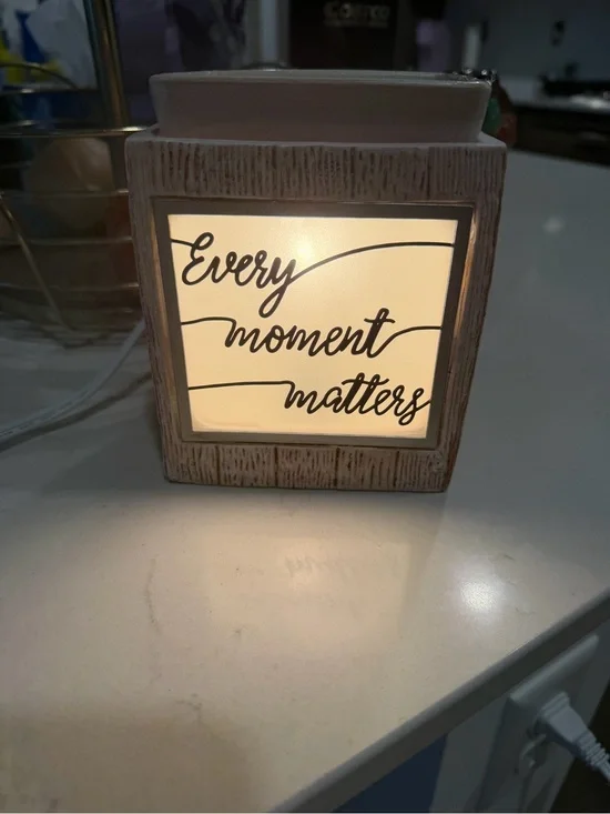 Every Moment Matters Lighted Accent Lantern - wax warmer