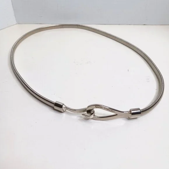 Michael Kors Women's Silver Belt