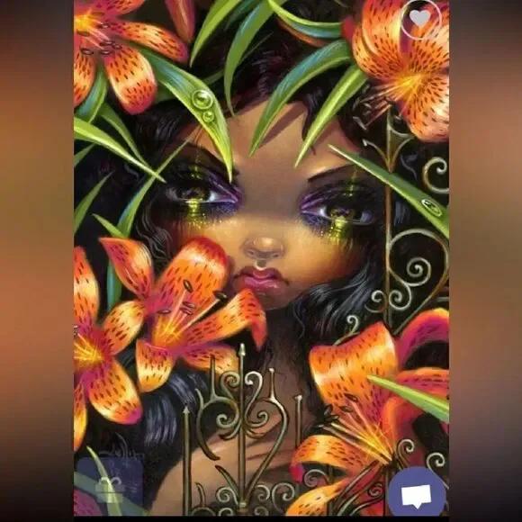 The Language of Flowers 5 by Jasmine Beckett Griffith diamond painting kit!