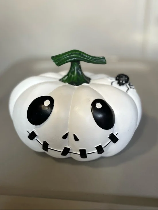 White Jack-o'-Lantern Pumpkin Kids Costume Accessory