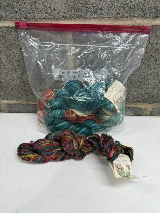 Classic Elite Yarns ‘Fame’ Silk/Rayon Mixed Color 5 Skein Lot