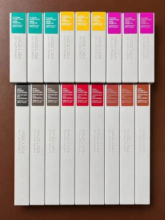 Haus Labs 18-Piece Pigment Paint & Eco Eyeliner Bundle – New in Box $414 Retail!