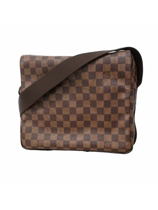 Louis Vuitton Shoulder Bag Damier Naviglio Ebene