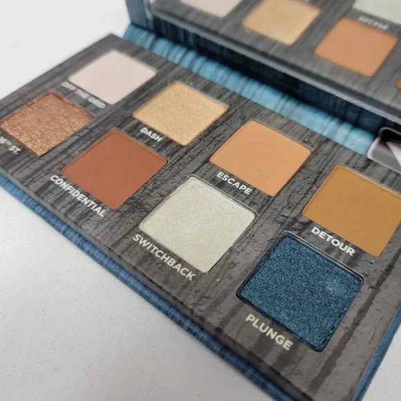 NEW No Box Urban Decay On the Run DETOUR Eyeshadow Palette 8 Shades‎ Mirror