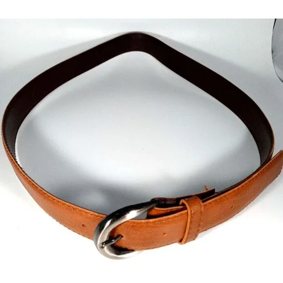 Women's Brown Belt Faux Leather 1