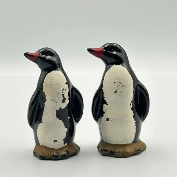 SP41-1-Vintage‎ salt & Pepper shakers penguin Japan