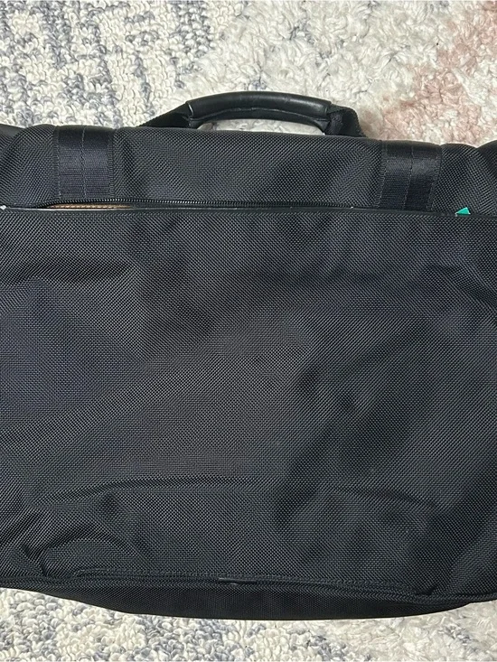 Tumi Black Laptop Messenger Bag with Shoulder Strap