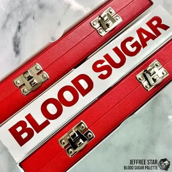 JEFFREE STAR BLOOD SUGAR PALETTE ARTISTRY EYESHADOW PRESSED PIGMENT 18 SHADE NWT