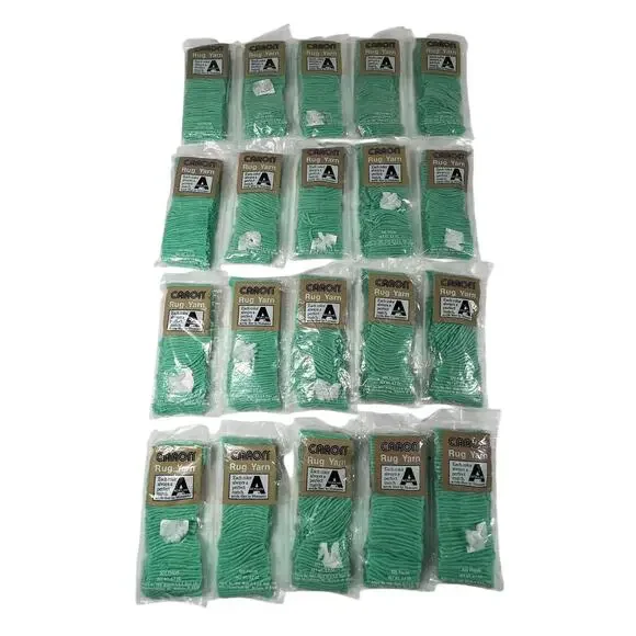 CARON Rug Yarn Lot of 20 Mint 0139 Acrilan Latch Hook 320 Pieces USA Sealed
