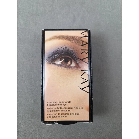 Mary Kay Mineral Eye Color Bundle Beautiful Brown Eyes 3 Colors & Applicators