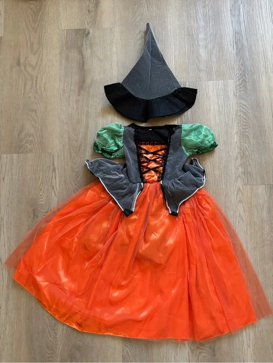 Girls’ Witch Costume 🧙‍♀️🎃