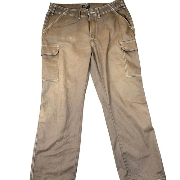 True‎ Religion Brand Jeans 108335 Men's Bracken Brown Cargo Pants Size 38