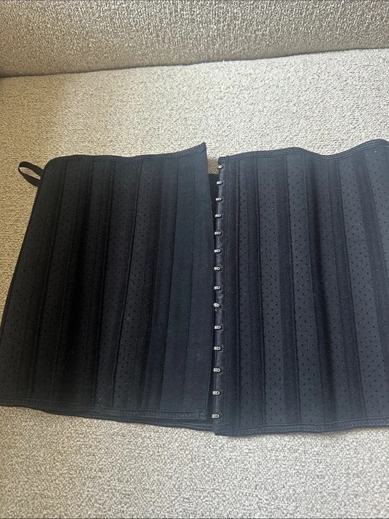 Black Waist Trainer Corset Skirt Insert