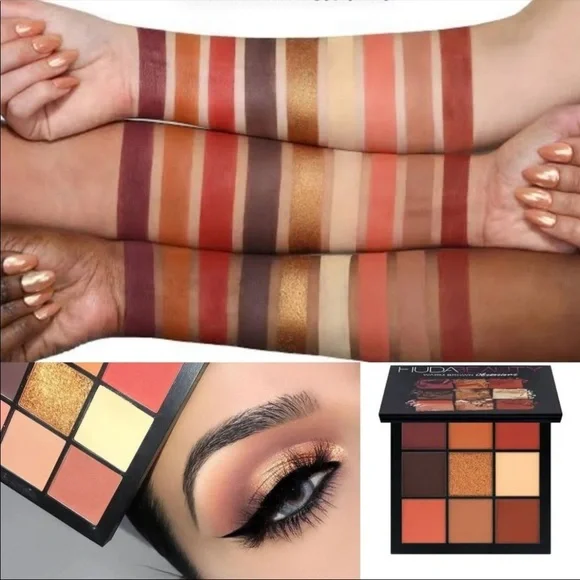 ✨ HUDA BEAUTY Warm Brown Obsessions Eyeshadow Palette