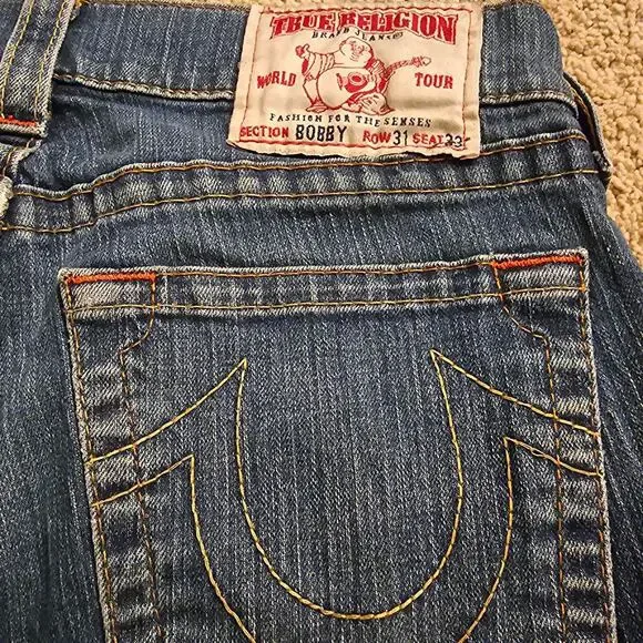 🔥 Vintage True Religion World Tour Bobby Jeans 🔥
