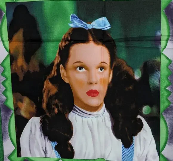 SALE! Set of 8 Cotton Fabric Blocks WIZARD OF OZ Turner Movie Quilting Treasures