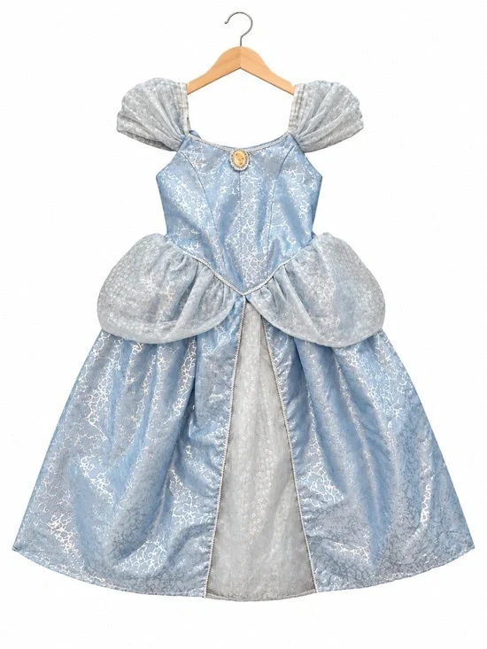 Disney Parks Cinderella Princess Dress Up Costume Gown Girls Size 7/8 Halloween