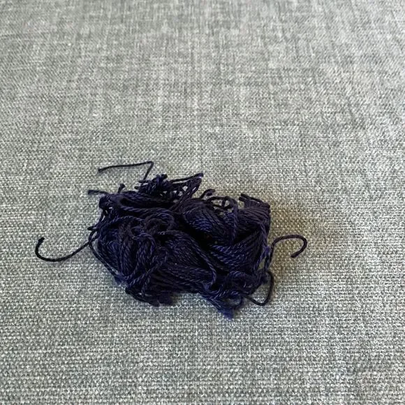 Blue Needlepoint Thread Yarn