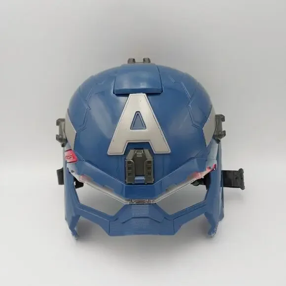 Marvel Captain America Light-up Face Mask Rogers Hasbro‎ Kids Halloween Mask