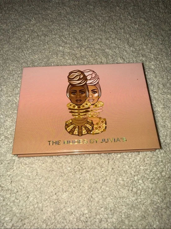 Juvia's Place The Nudes Eyeshadow Palette - Peach Pink Brown Gold