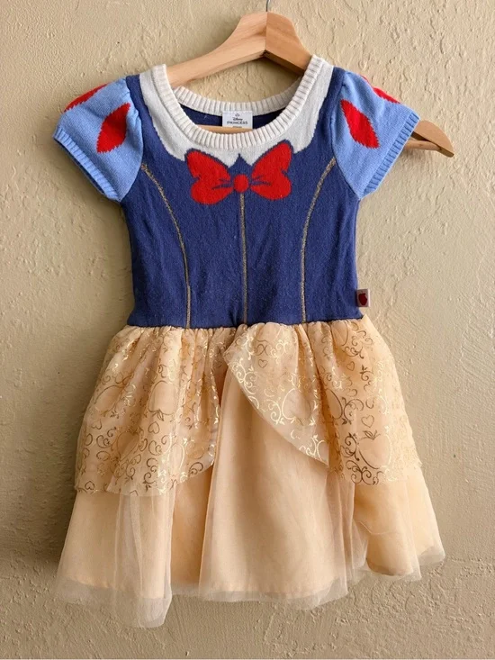 Disney Navy, Light Blue, Red & Cream Princess Bow Costume Dress