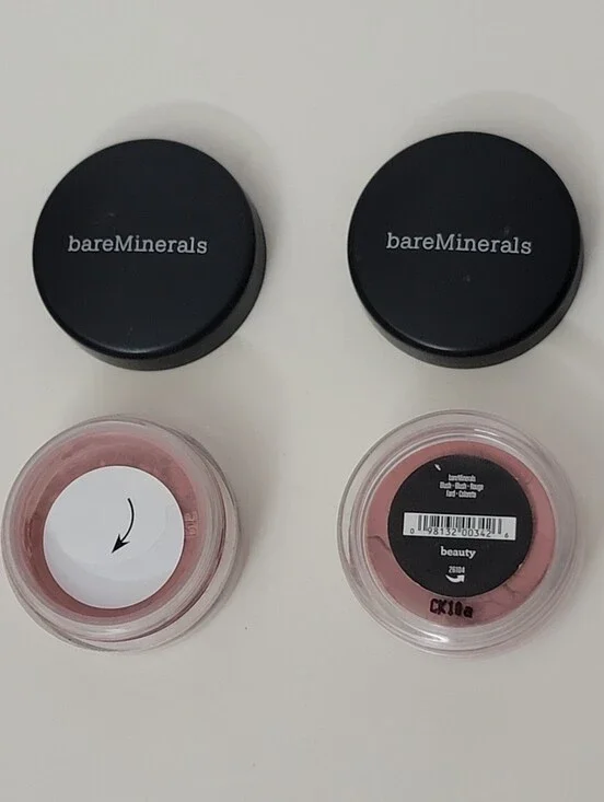 2 pk bareMinerals Eye Color Loose Powder 0.56g / 0.02 oz Mini Size Beauty