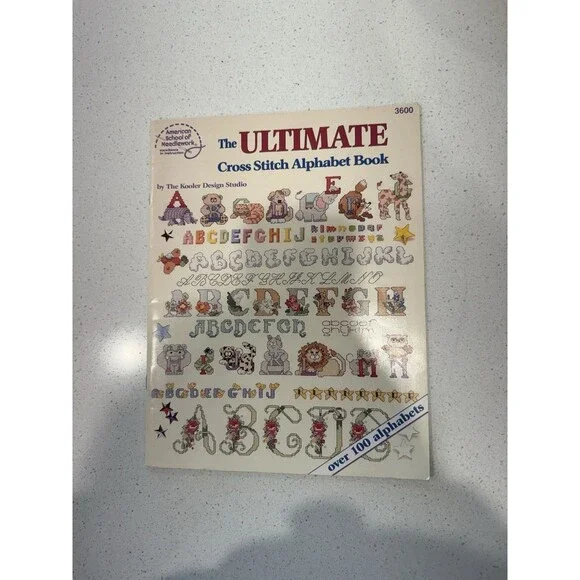 The Ultimate Cross Stitch Alphabet Book The Kooler Design Studio