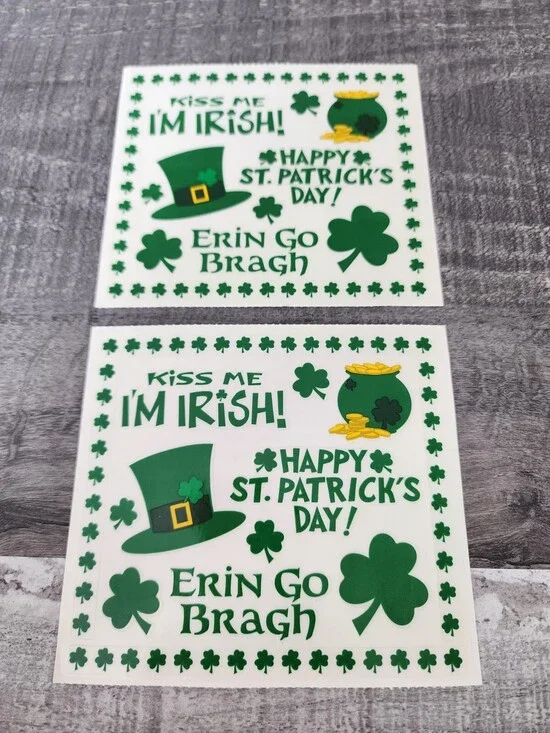 Scrapbooking Stickers Frances Meyer Irish St Patricks Day Lucky RARE NEW #30