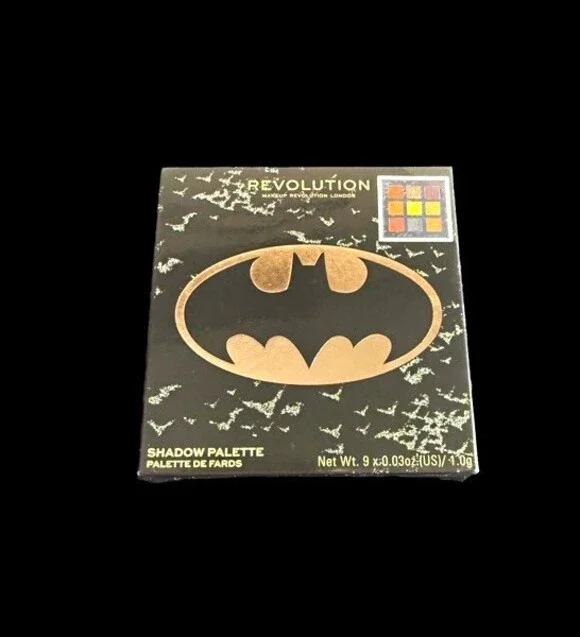 Revolution x DC Batman VEGAN 9 Shadow Palette NEW Discontinued 2021