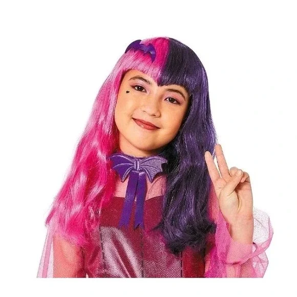 Draculaura Monster High Kids Halloween Hair Wig Costume Cosplay InSpirit Designs