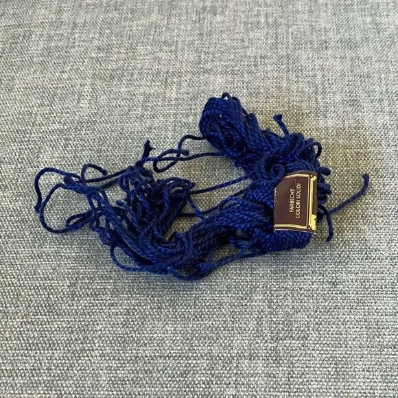 Blue Needlepoint Thread Yarn