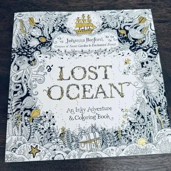 Lost Ocean Adult Coloring Book Johanna Basford