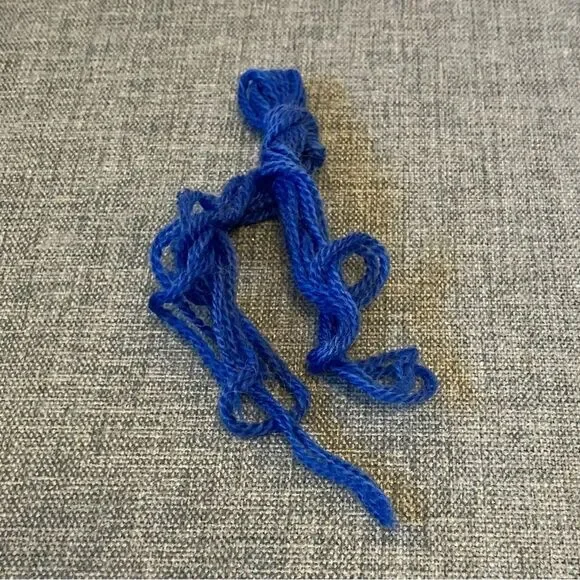 Blue Needlepoint Thread Yarn