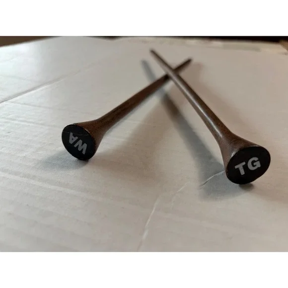 We Are Knitters Rosewood Knitting Needles 15mm US 19 Brown Wood WATG 14 Inch