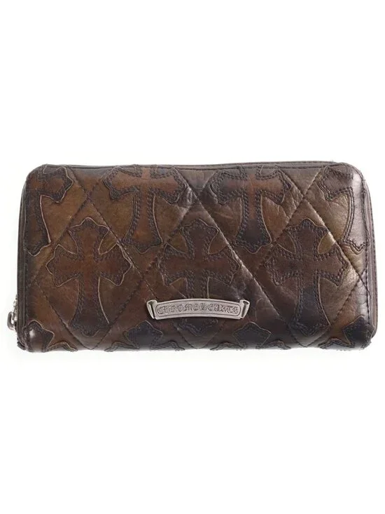 Chrome Hearts Rec Zip Cemetery Cross Patch Camouflage Quilted Dagger Zip