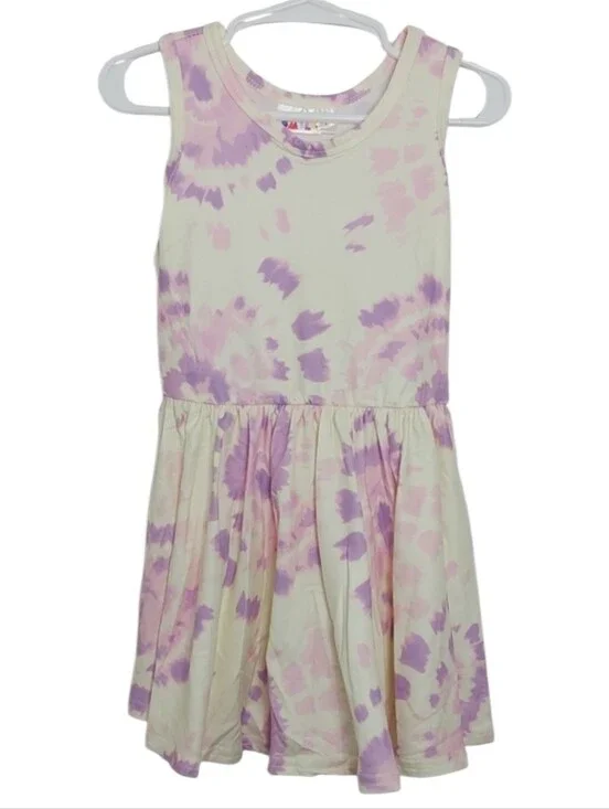 Dot Dot Smile Girls Dress Size 2T Lavender Dream Tie-Dye Tank Twirl Spin