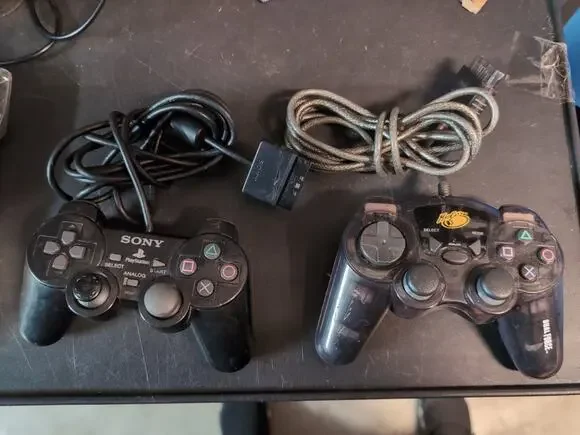 PlayStation2 Controller Lot Dualshock 2 Mad Catz Dual Force Analog Video Game
